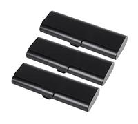 Wesafrae 3X Slim Matte Hard Metal Spectacles Case Reading Glasses Eyeglasses Case Protection Case Black