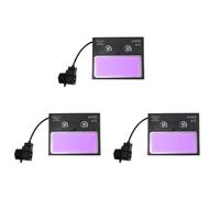 Wesafrae 3X Solar Auto Darkening Welding Lens Panel Welding Helmet Mask Automatic Filtering Lampshade Eye Goggles