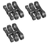 Wesafrae 3X Tripod Butterfly Clip Clamp 1inch Ball Joint Arm 1/4 3/8 Mount for Cameras Underwater Diving Lights Torch