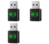 Wesafrae 3X WiFi 6 AX900 Bluetooth 5.4 WiFi USB Adapter Wireless Network Card 2.4G and 5GHz Wlan Receiver Signal Receiver Style 2