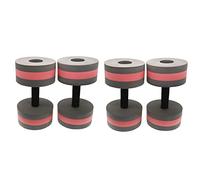 Wesafrae 4 Pcs Aerobic Exercise Foam Dumbbell Pool Resistance, Water Fitness Barbell Handlebar Exercise Equipment to Lose Weight