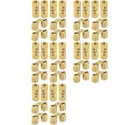 Wesafrae 40Pcs 10 mm Hidden Brass Hinges,180 Degree Opening Angle Concealed Furniture Hinges