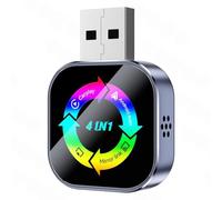 Wesafrae 4in1 Wireless Carplay Adapter Android Auto/Airplay/Mirror Link/Carplay AI Box USB Dongle for Car with Wired CarPlay Wired Carplay to Wireless B