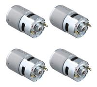 Wesafrae 4X 775 DC 21V Small Brush Motor High-Speed Silent Motor High-Power Dual Bearing Motor