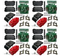 Wesafrae 4X BAT618 Battery Plastic Case Can Be Filled with 10 X 21700 Li-Ion Battery PCB Circuit Board for 18V BAT610