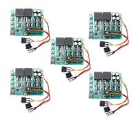 Wesafrae 5X DC 10-55V 12V 24V 36V 48V 55V 100A Motor Speed Controller PWM HHO RC Reverse Control Switch with LED Display