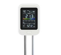 Wesafrae 6 in 1 Rechargeable Soil PH Tester Moisture/Fertility/Sunlight/Temp/PH Meter Earth Nutrient Analyzer for Gardening Farm