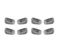 Wesafrae 8x Interior Inner Inside Door Handle Gray Left & Right for 1998-2002
