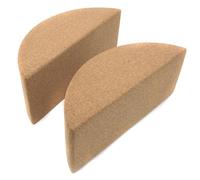 Wesafrae Cork Yoga Blocks 2Pcs High Density Natural Support for Pilates, Hot Yoga& Meditation for Balance, Stretching, Strength