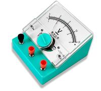 Wesafrae DIY STEM Ammeter Voltmeter/Volt Meter for High School Students- Physical Electrical Circuit Experiment Equipment Voltmeter
