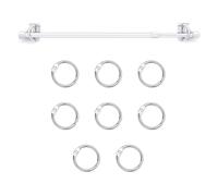 Wesafrae Flip Calendar Holder Set Adjustable 16-28 Inches for Classroom Whiteboard Date Cards Calendar Chart Rod