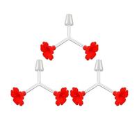 Wesafrae Floral Hummingbird Feeder Tube Double Head Hummingbird Feeder Tubes Wine Bottle Plug for Outdoor Outdoor Making Your Own Bird Feeder