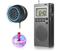 Wesafrae For Home Outdoor Paranormal Detection Kit,with 3Pcs Spirit Box Equipment Kit, 2 LED Cat Ball& 1 Speaker