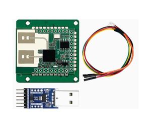 Wesafrae LD6002H 60G Radar Module Kit Breathing and Heartbeat Detection Radar Module Non-Contact Intelligent Monitoring Module