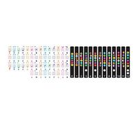 Wesafrae Learning to Play with a Note Sticker with Piano Sticker Transparent Piano Keyboard Sticker