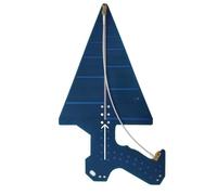 Wesafrae Log Periodic Antenna 0.6-10Ghz Direction Finding Antenna Spectrum Analyzer Signal Analysis and Positioning EMC Antenna
