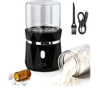 Wesafrae Medication Grinder Electric Pill Crusher Grinder, Fine Powder Automatic Pulverizer for Multiple Pills for Elderly& Pets