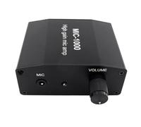 Wesafrae MIC-1000 Condenser Microphone Amplifier Gain 1000 Times Amplification Stereo Audio Signal Pre-Amplifier Board