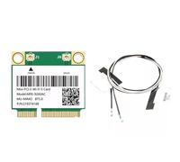 Wesafrae MINI PCIe WiFi Adapter+ 2X Antenna 9260AC WiFi Card 2033M 2.4G/5G Dual-Band Gigabit Wireless Network Card Bluetooth 5.0 Minipcie