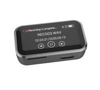 Wesafrae MP3 Player 1.47" Touch Screen Lossless Mini Music Player 32G Storage with Bluetooth, Voice Recording, FM Radio& Sleep Sounds A