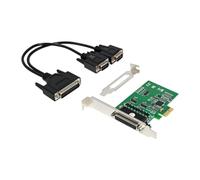 Wesafrae PCIE Serial RS232 Ports Adapter Card Pcie X1 I/O Controller Card PCIe 2.0 Gen1 Card PCI Express XR17V352 Chipset