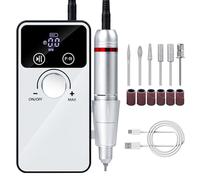 Wesafrae Portable Electric Nail Drill V5 Professional Nail Grinder Pen Style Rechargeable Nail Polisher Machine Nail Art Machine