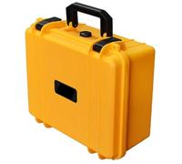 Wesafrae Portable Thicken Plastic Hard Case for Suitcase Instrument Storage Box Large-Capacity Equipment Hardware Toolbox with Sponge Yellow