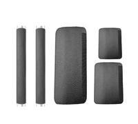 Wesafrae Refrigerator Door Handle Covers Adjustable Appliance Handle Covers Keep Your Kitchen Clean Non Slip Fridge Handle Cover Black