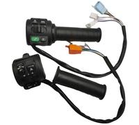 Wesafrae Reverse Handlebar Electric Bike Throttle+ Switch Assembly Featuring Integrated Controls and Brake Light on Off/Gears Turning