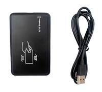 Wesafrae RFID Reader Writer 915M Plug& Play USB Scanner, Portable Long-Range RFID Inventory Tag Reader, Handheld UHF Tag Reader