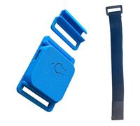 Wesafrae Smol Slimes V2 Tracker Strap for SlimeVR Featuring Integrated -45686 IMU QMC6309 for Virtual Reality for Tracking Blue