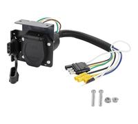 Wesafrae Trailer Wiring Harness Multi Trailer Connector Four Pin Flat Socket Seven Pin Plug in RV Socket