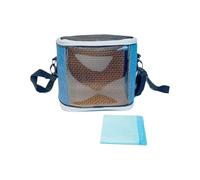 Wesafrae Transparent Mesh Travel Cage Bag for Parrots and Small Animals-Backpack Style Suitable for Long-Tailed Parrots, Hamsters