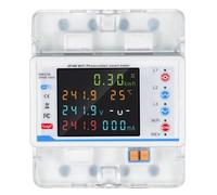 Wesafrae Tuya WiFi Intelligent Circuit Breaker Automatic Reclosure Protector 3P4W Power Meter Three Phase Reclosure Switch