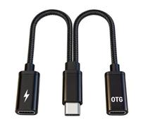 Wesafrae Type-C Adapter OTG 2 in 1 Type-C Splitter to Dual Type USB C Headphone Adapter Cable