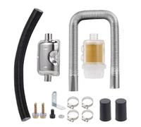Wesafrae Universal 12V for 24V 220V Compatible Parking Heater Exhaust Kit Air Filter Intake Pipe Set 2KW/5KW 8KW