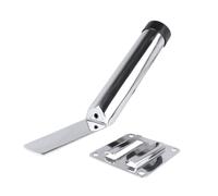 Wesafrae Yacht Fishing Rod Holder 304 Stainless Steel Marine Yachting Accessory with Mount Breackt Bracket Removable Boat Parts