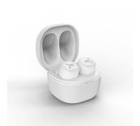 WeSC Pink White Wireless Headphones In-Ear Audio Earbuds Earphones Microphone