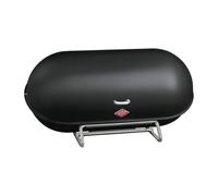 WESCO Breadboy Bread Bin, Sheet Steel, Matt Black, 222201-73