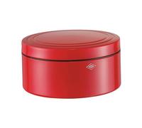 WESCO Classic Line Pastry Tin in Red Orange, Powder-Coated Sheet Steel, 4 Litre Volume, Closes Tight, Special Edition Christmas