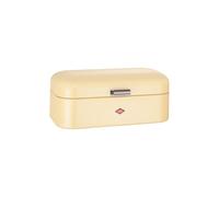 WESCO Grandy bread bin in almond, powder-coated sheet steel, ventilation holes and sturdy handle