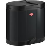 Wesco Step Trash Can Eco Collector Black 2 X 15 L Double Waste Collector 30 L