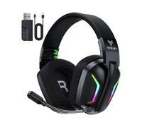 WESEARY Wireless Gaming Headset for PC, PS5, PS4, Switch, Mac, 2.4GHz Wireless