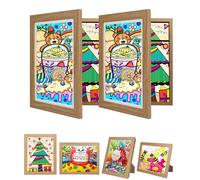 wesellcan 2Pack Kids Artwork Frames Changeable - Kids Art Frame, 10x12.5 Inch, Holds Up to 150 Pieces, Front Opening, Multi-Display