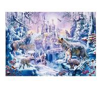 WESEN 1000 Piece Jigsaw Puzzle for Adults - Cool Wolf Castle Animal Wolfsburg - Brain Challenge Toy Game for Kids - 70x50cm