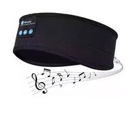 WESEN Sleep Headphones, Soft Headband for Sleeping and Sport, Wireless Headband with Stereo Speakers, Bluetooth Music Headphones with Microphone for Dad/Mom/Her/Him/Travel/Running (Black)