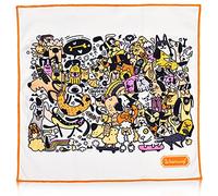 WESERWEF Design Microfiber Glasses Cleaning Cloth, Premium Cleaning Cloths for Spectacles, Lens, Screens, Tablets, Eyeglasses, 12" x 12", Ultra-Soft & Scratch-Free (funny dogs)