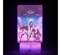 WESEYES Demon Movie Hunter Inspired Arcylic Nightlight 16 Colors Change with Remote Control, Night Light for Kpop Fans
