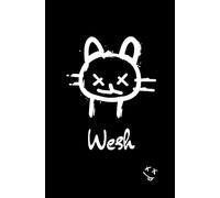 Wesh - Carnet Noir Ado (No Content): Carnet humoristique pour ados - Notes, gribouillages, idées, secrets et punchlines