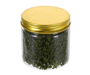 WESIEVYA 1 Bottle 185ml Static Grass Powder for Model Railway Layouts and Miniature Scenery Diy, Green Plastic Material Realistic Detailing for Wide Application in Landscape and Model